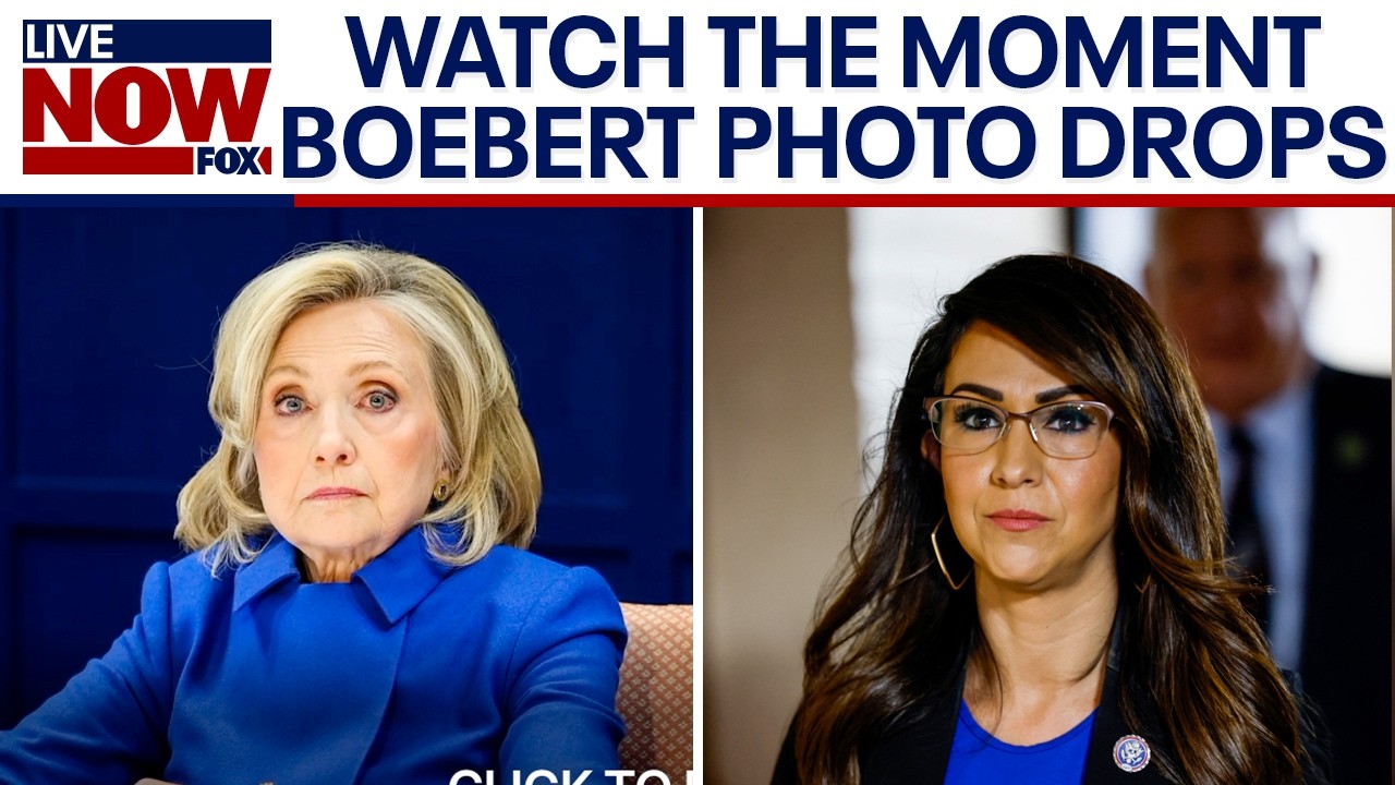 WATCH MOMENT: Hillary Clinton sees Lauren Boebert deposition photo drop in real-time