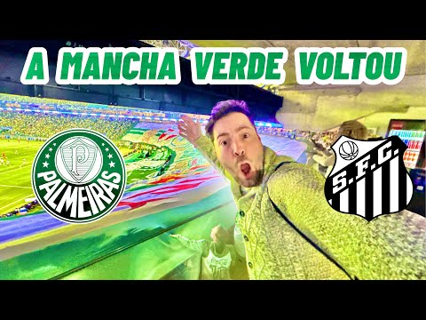 Allianz Parque turned into a cauldron against Santos / Palmeiras 2 x 0 Santos