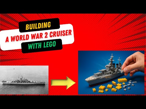 🚢 Building a Massive LEGO Warship ⚔️ | Royal Navy Light Cruiser