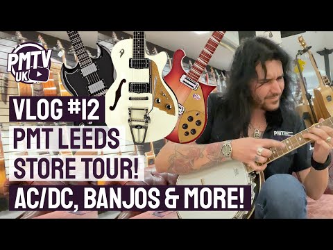 PMT Leeds Store Tour! - First Impressions On Duesenberg & Rickenbacker Guitars! - PMT Vlog 12