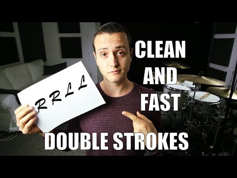 Clean and fast Double Strokes - Daily Drum Lesson