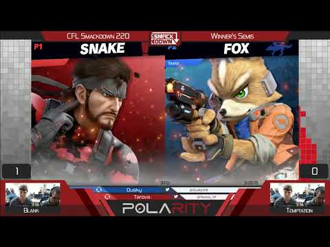 CFL Smackdown Ultimate 220 - Blank (Chrom, Snake) vs Temptation (Fox) - Winners Semis
