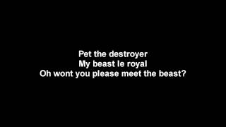 Lordi - Pet The Destroyer | Lyrics on screen | HD