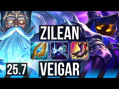 ZILEAN vs VEIGAR (MID) | 4/2/21 | EUW Master | 25.7
