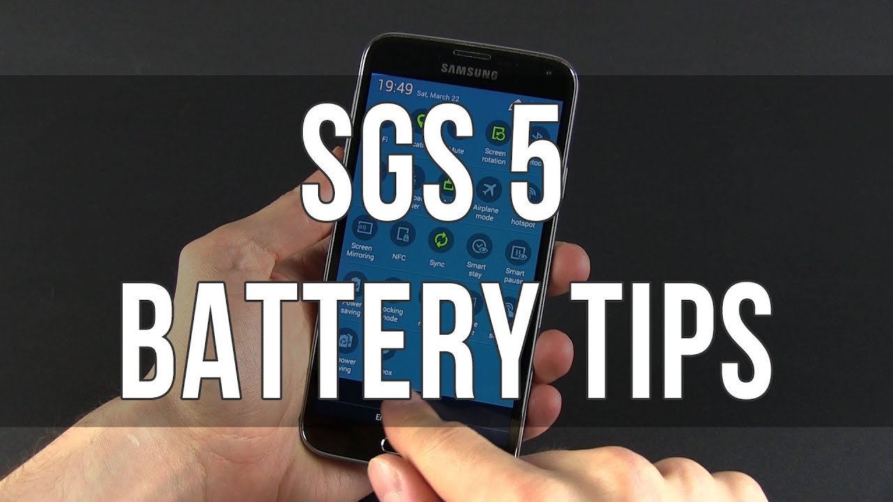 Samsung Galaxy S5 battery saving tips and tricks