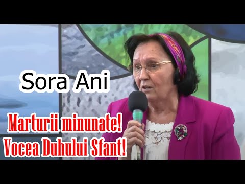 Sora Ani Petca: Vocea Duhului Sfant! Marturii minunate!