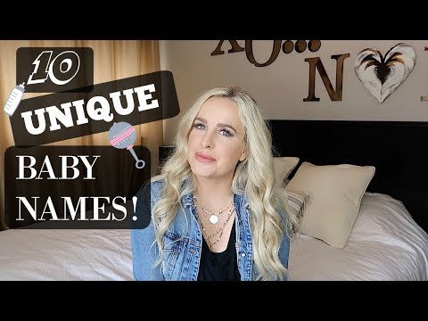 10 EXTREMELY UNIQUE BABY NAMES I LOVE AND MAY USE | GIRL AND BOY NAMES Video