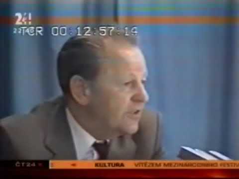 Milouš Jakeš - Červený Hrádek - Projev - Zagorová