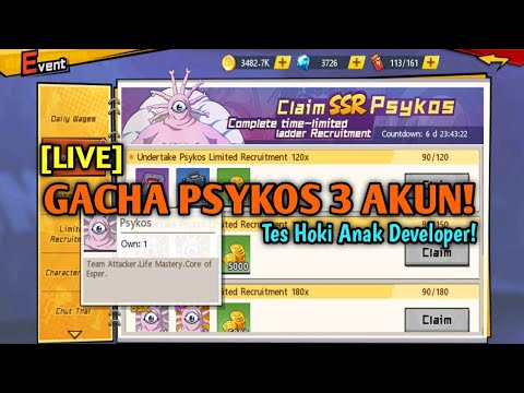 [LIVE] GACHA PSYKOS AKUN VIEWERS! PEMBUKTIAN ANAK FINGERFUN