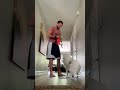 Deaf and blind dog prepares for walk