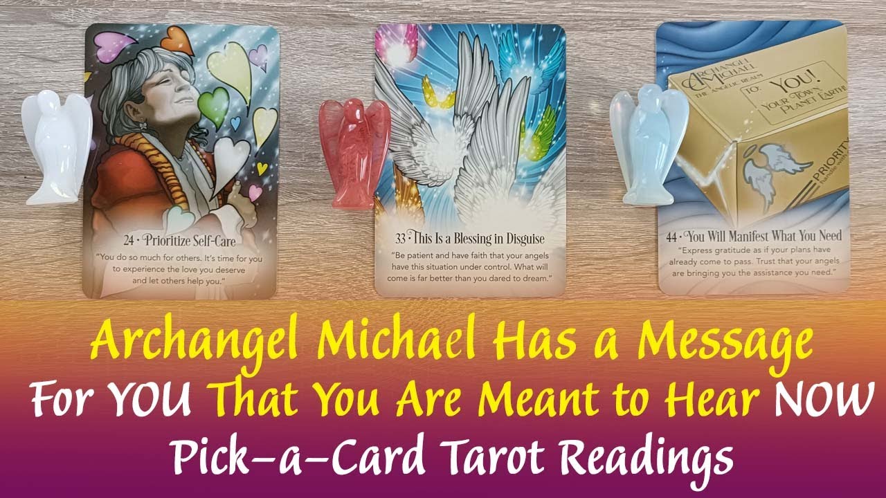 Archangel Michael Has a Message for You that You Are Meant to Hear Right NOW😇⏳👉🗝️Pick-a-Card Tarot🌈🪄