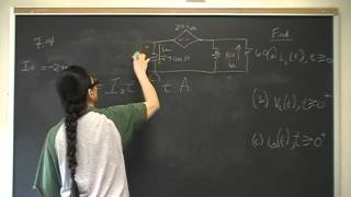 Natural Response RL Circuit P7.14 Nilsson Riedel Electric Circuits 9E Solution