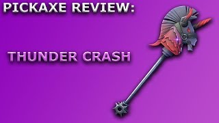 Thunder Crash Pickaxe Review + Sound Showcase! ~ Fortnite Battle Royale