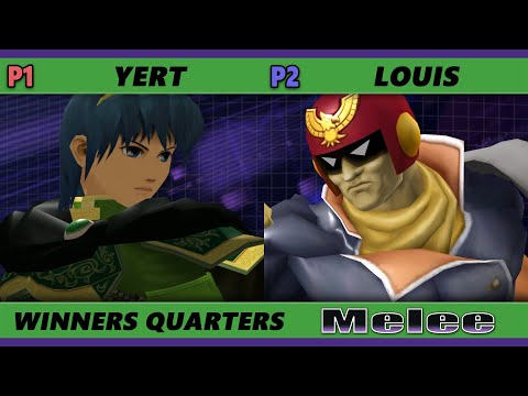 S@X 411 Winners Quarters - Yert (Marth) Vs. Louis (Falcon) Smash Melee - SSBM