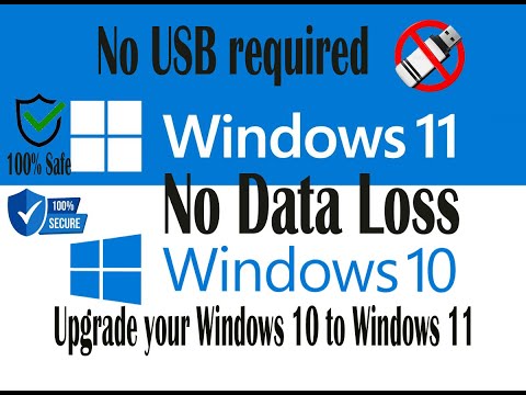 Upgrade from Windows 10 to Windows 11 – No USB, No Data Loss