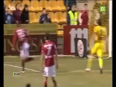 Gol de Javier Portillo ante el Alcorcón
