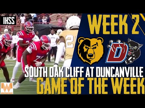 Duncanville Holds Off South Oak Cliff in a 35-28 Thriller!