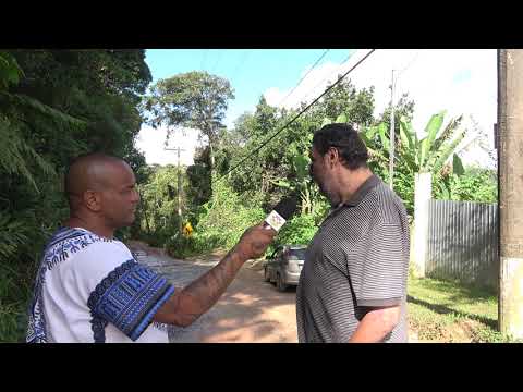 Marcos morador do Bairro do Monjolo fala sobre as dificuldades da Estrada Velha de Juquitiba SPA 070/230