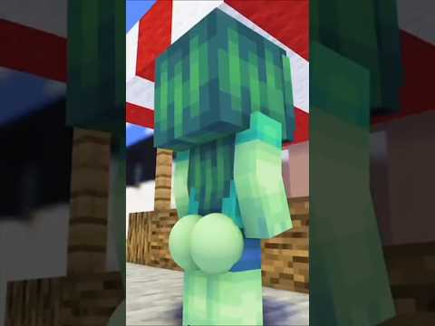 Monster School : Alex Troll Baby Zombie And The End - Minecraft Animation #shorts #minecraft #viral