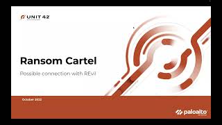 Ransom cartel: Possible connection with REvil by Amer Elsad and Daniel Bunce
