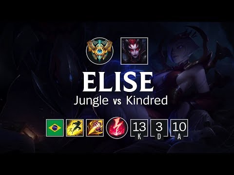 Elise Jungle vs Kindred - BR Challenger Patch 8.15