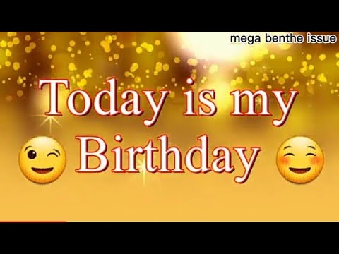 Today is my Birthday///🙂Thank you everyone for all the birthday wishes//😍