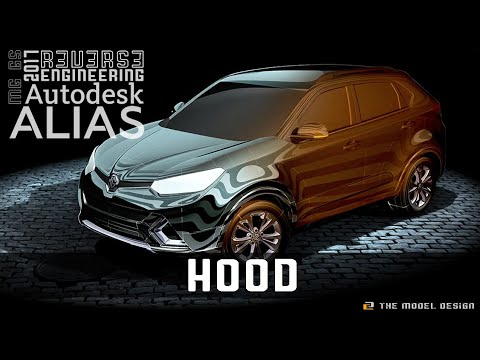 The Complete Guide to 3D Automotive Modeling Alias Tutorial Lesson 3 Hood