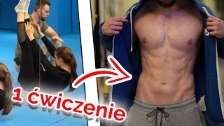 Proste ćwiczenie na KRATĘ NA BRZUCHU
