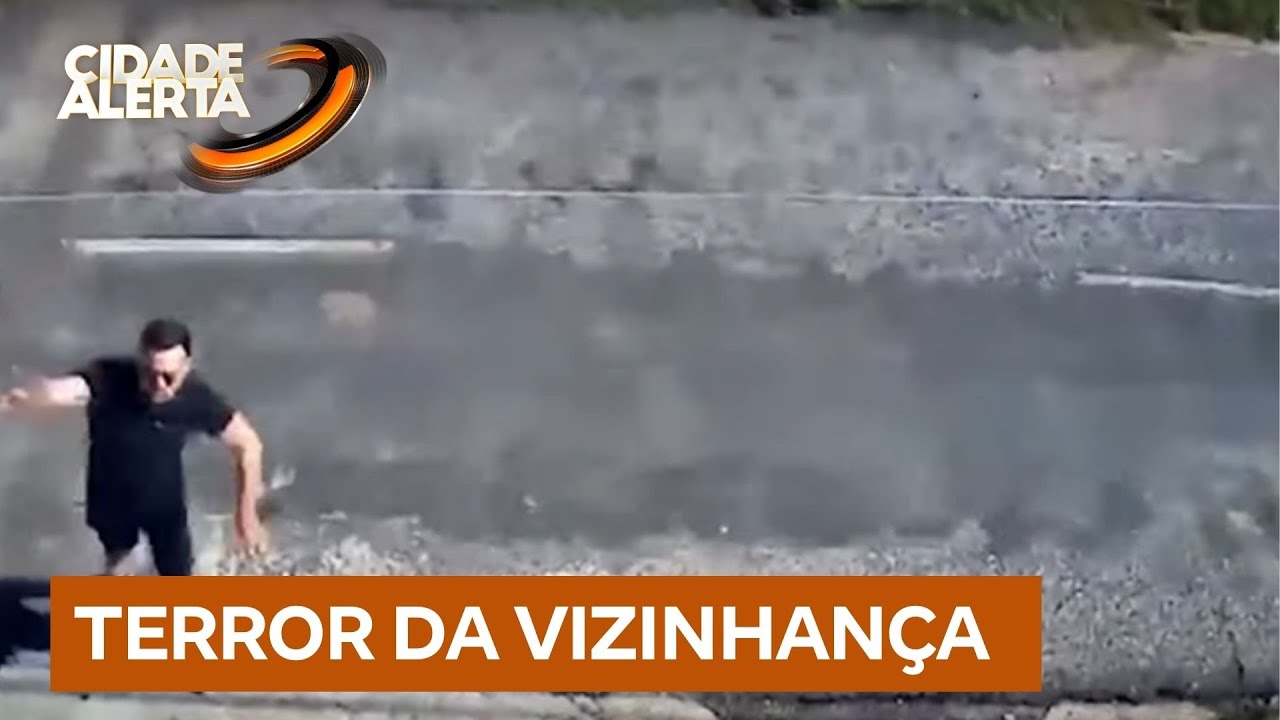 Vizinho quebra hidrante e ameaça moradora