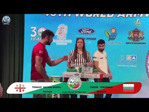 Natsvlishvili Tengizi vs Todor Yordanov | Up to 65 kg | XLVI WORLD ARMWRESTLING CHAMPIONSHIP | 2025