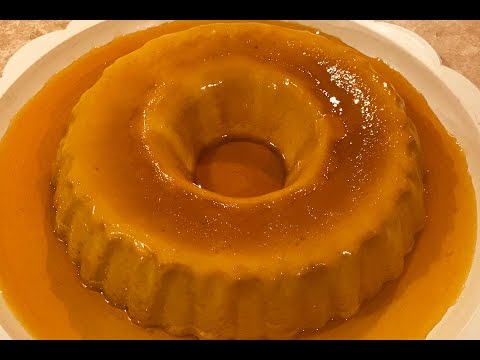 Gelatina Horneada o flan / solo dos ingredientes