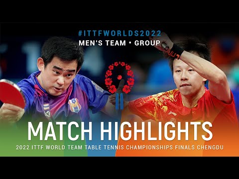 Highlights | Phakpoom Sanguansin (THA) vs Lin Gaoyuan (CHN) | MT Grps | #ITTFWorlds2022
