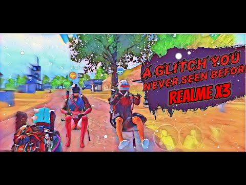 A Glitch you never seen before || Realme X3 Pubg mobile test || smooth 90fps || frag movie