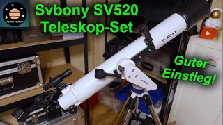 Gutes 285 € Teleskop-Set für den Einstieg! - Review Svbony 90/800 inkl. Montierung (SV520)