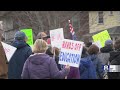 Protestors at Cobbs Hill join nationwide 'Hands Off' movement