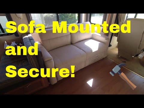Thomas Payne RV Sofa Securing to floor, Step by Step