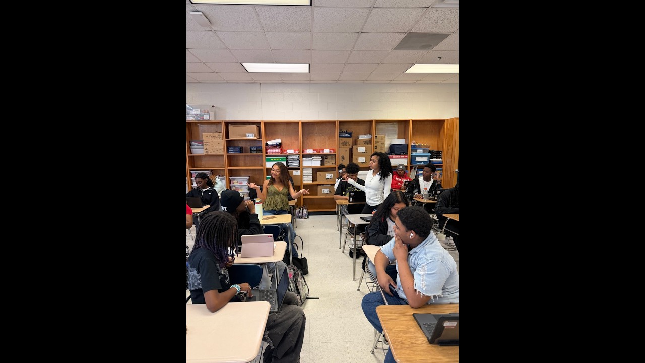 Hope and Faith get props for their song and make up lies about what happened when Destiny came by