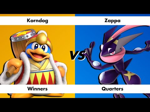 SSBU Good Times Smash Saturdays 10! Winner's Quarters: Korndog (DDD) vs Zappa (Greninja)
