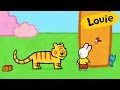 Cartoon For Kids Louie Draw Me A Tiger HD Learn To Draw