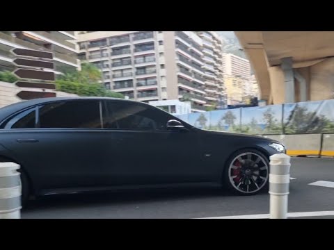 Brutal Brabus B50 500 new S-classe Matte Black and yachts 😱