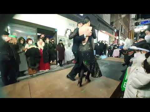 아르헨티나탱고댄서 Ana Barros&Facundo Arnedo 공연 창동 크리스마스이브 거리축제 2022.12.24