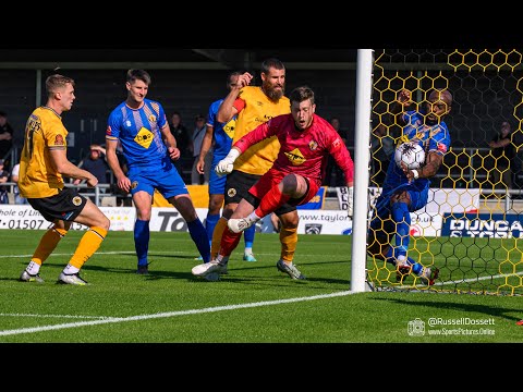 Boston United vs Leamington Highlights FA Cup First Game