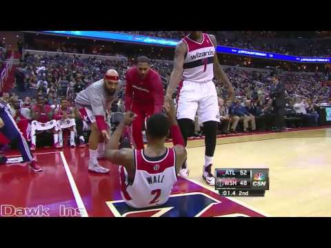 John Wall Full Highlights 2014.03.29 vs Hawks - 25 Pts, 6 Assists