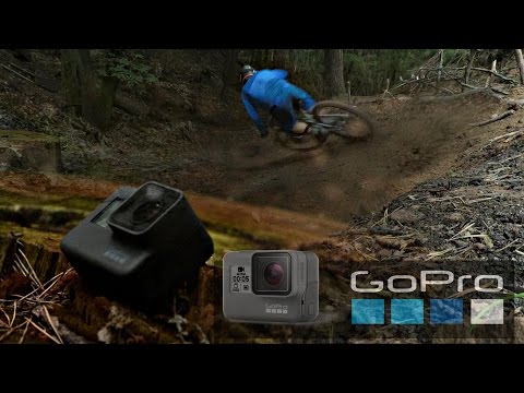 GOPRO HERO5 black - first test  [ mountain bike POV dark forest ]