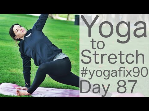30 Minute Glowing Yoga Body Workout Stretch (Day 87) Yoga Fix 90