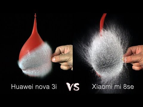 Huawei Nova 3i vs Xiaomi Mi 8 SE Slow Motion Comparison | Slow Mo Guys TV