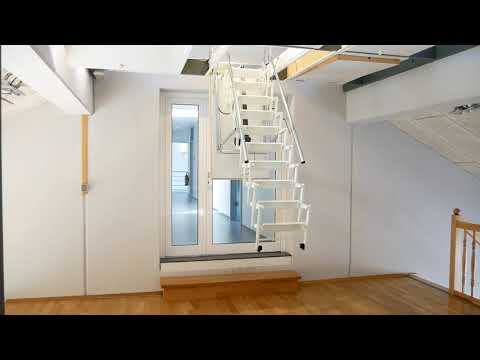 Elektro-Bodentreppe DOLLE – Bedienung per Fernbedienung