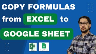 How to Copy Formulas from MS Excel to Google Sheet