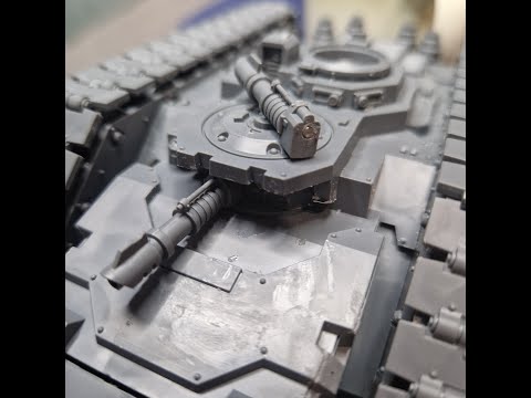 Magnetising the Hull Weapons for the Land Raider Spartan from Age of Darkness