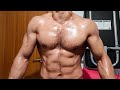 young bodybuilder showing his pumped muscle | muscle worship | flexing
